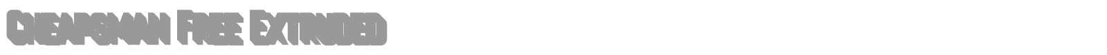 Cheapsman font preview